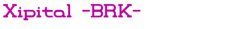 Xipital -BRK-